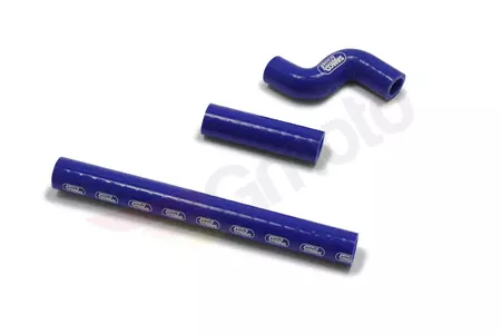 Комплект сини силиконови маркучи за радиатора Samco - HUS-47-BL