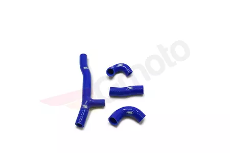 Set di tubi per radiatore in silicone blu Samco - HUS-58-BL