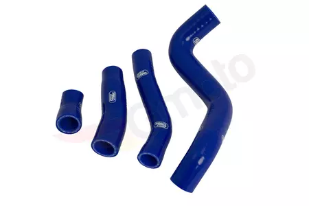 Set di tubi per radiatore in silicone blu Samco-2
