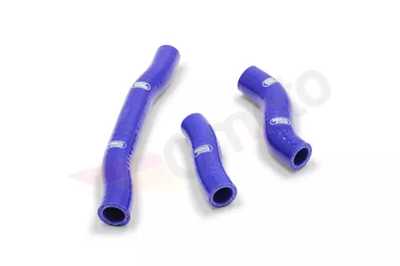 Set di tubi per radiatore in silicone blu Samco - HUS-50-BL