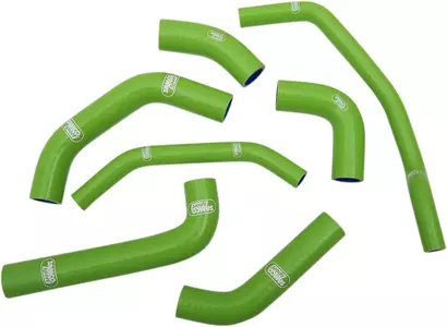 Zestaw silikonowych węży do chłodnicy Samco zielony - KAW-79-GN