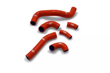 Set di tubi per radiatore in silicone arancione Samco - KTM-115-OR