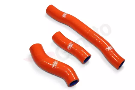 Set di tubi per radiatore in silicone arancione Samco - KTM-104-OR