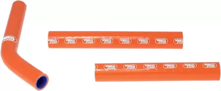 Samco oranssi silikoninen jäähdyttimen letkusarja - KTM-36-OR