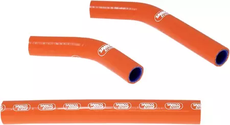 Zestaw silikonowych węży do chłodnicy Samco pomarańczowy - KTM-18-OR