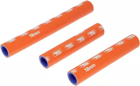 Samco orange silikone-køleslangesæt - KTM-37-OR