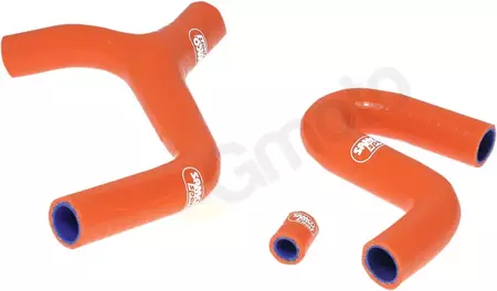 Samco oranžová sada silikonových hadic chladiče - KTM-23-OR