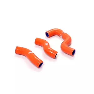 Set di tubi per radiatore in silicone arancione Samco - KTM-56-OR