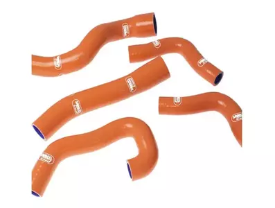 Set Samco narančastih silikonskih crijeva za radijatore - KTM-63-OR