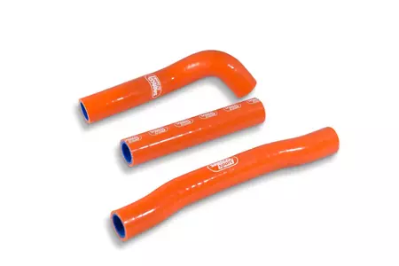 Samco oranssi silikoninen jäähdyttimen letkusarja - KTM-73-OR