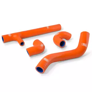 Set di tubi per radiatore in silicone arancione Samco - KTM-90-OR