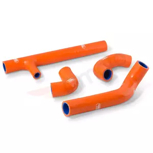 Samco oranssi silikoninen jäähdyttimen letkusarja - KTM-89-OR