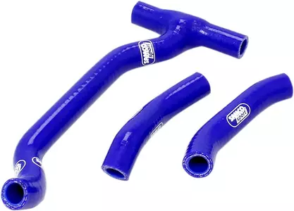 Conjunto de mangueiras de silicone azul para radiadores Samco-3
