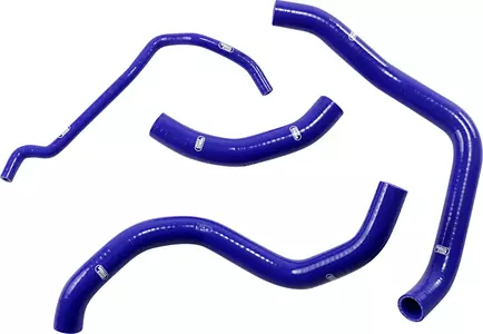 Sada modrých silikonových hadic chladiče Samco - SUZ-61-BL