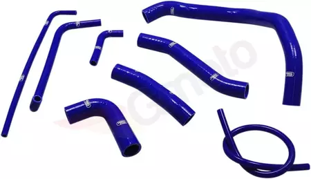 Set di tubi per radiatore in silicone blu Samco - SUZ-60-BL