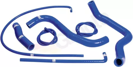 Комплект сини силиконови маркучи за радиатора Samco - SUZ-24-BL
