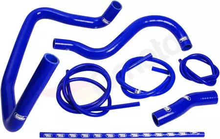 Set di tubi per radiatore in silicone blu Samco - SUZ-9-BL