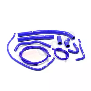 Samco blåt silikone-køleslangesæt - YAM-68-BL