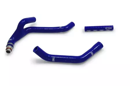 Комплект сини силиконови маркучи за радиатора Samco - YAM-86-BL