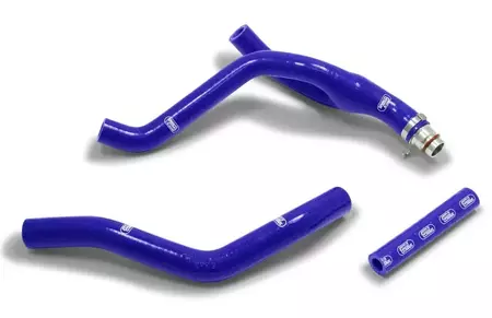 Conjunto de mangueiras de silicone azul para radiadores Samco - YAM-92-BL