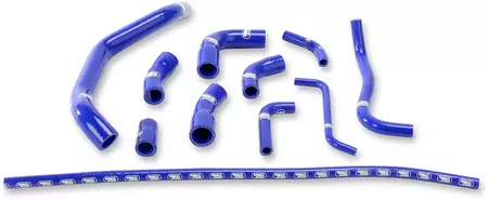 Set di tubi per radiatore in silicone blu Samco - YAM-3-BL