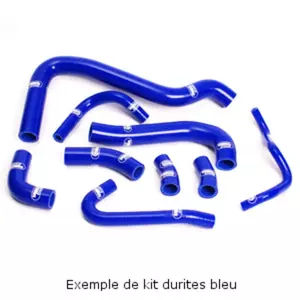 Комплект сини силиконови маркучи за радиатора Samco - YAM-63-BL