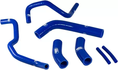 Set di tubi per radiatore in silicone blu Samco - YAM-73-BL