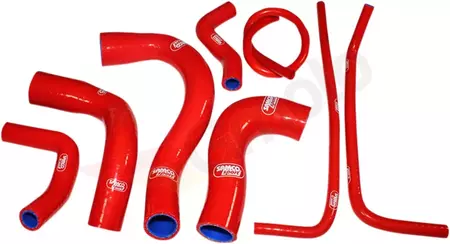 Samco silikone-køleslangesæt rød - YAM-84-RD