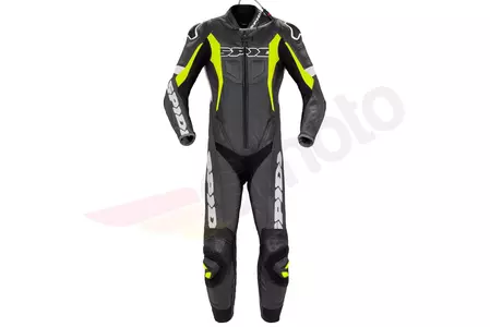Spidi Sport Warrior Perforated Pro vientisas odinis motociklininko kostiumas black-white-fluo 48 - Y15039448