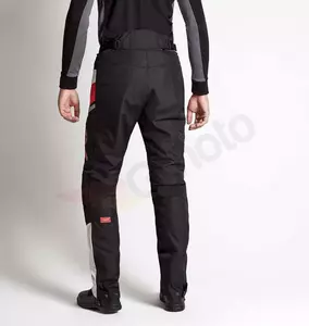 Spidi Yoyager Pantaloni de motocicletă din material textil, negru-negru-roșu M-7