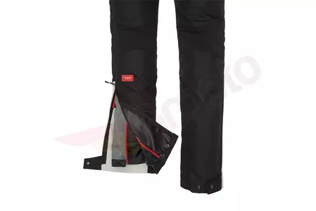 Pantalones de moto Spidi Yoyager Textil ceniza-negro-rojo 2XL-4