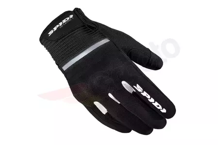 Spidi Flask CE ръкавици за мотоциклет черно и бяло S-1