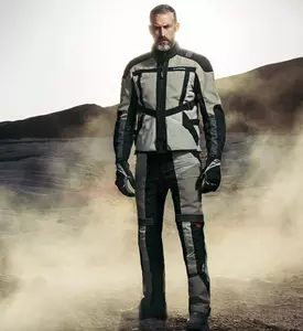Spidi Netrunner Pants pantaloni de motocicletă din material textil negru și nisip S-5
