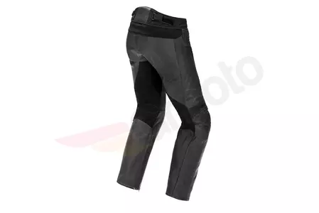 Spidi RR Naked pantalones de moto de cuero negro 48-2
