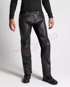 Calças de motociclista em couro preto Spidi RR Naked 48-3