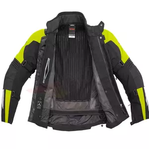 Chaqueta moto Spidi Alpentrophy textil negro-fluo 5XL-5