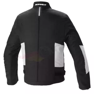 Spidi Solar H2Out jachetă de motocicletă din material textil negru și alb S-2