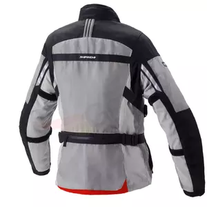 Spidi Netrunner H2Out textilná bunda na motorku čierno-šedá S-2