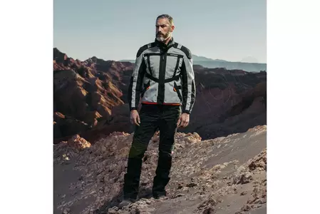 Spidi Netrunner H2Out jachetă de motocicletă din material textil negru-gri S-4