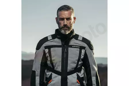 Spidi Netrunner H2Out tekstilna motoristična jakna črno-siva S-5