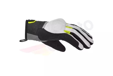 Spidi Flash CE Дамски ръкавици за мотоциклет черно-бяло-флуо M-2