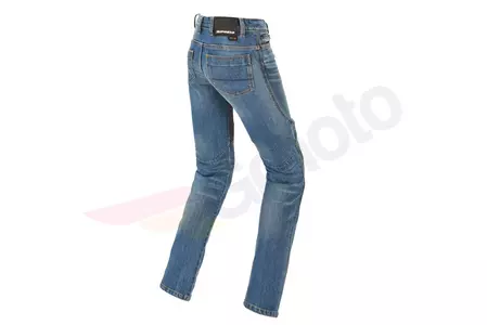 Spodnie motocyklowe jeans damskie Spidi Furious Pro Lady jasno-niebieskie 28-2