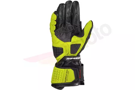 Spidi Carbo Track Evo γάντια μοτοσικλέτας μαύρο-λευκό-φλούο 2XL-3