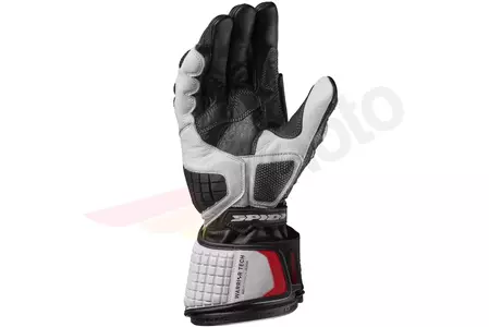 Spidi Carbo Track Evo γάντια μοτοσικλέτας μαύρο και λευκό S-3