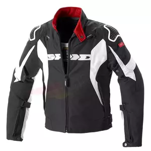 Spidi Sport Warrior H2Out Textil-Motorrad-Jacke schwarz und weiß 2XL - D2250112XL