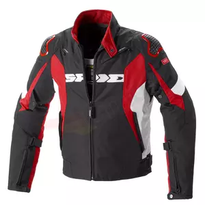 Spidi Sport Warrior H2Out textilná bunda na motorku čierno-červená S-1