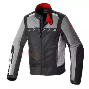 Spidi Solar Net Sport chaqueta de moto textil negro-gris M-1