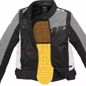 Spidi Solar Net Sport Sport jachetă de motocicletă din material textil negru-gri M-4