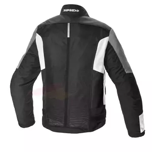 Casaco Spidi Solar Net Sport têxtil para motociclismo preto-cinzento L-2