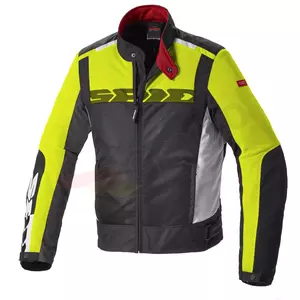 Jachetă de motocicletă din material textil Spidi Solar Net Sport Sport negru-fluo 2XL-1